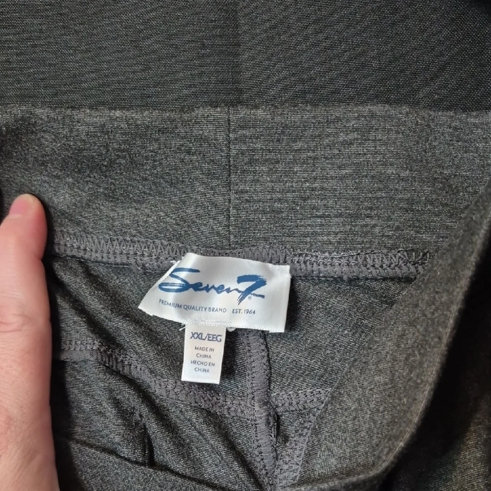 Seven7 Gray Ponte Pull-On Leggings